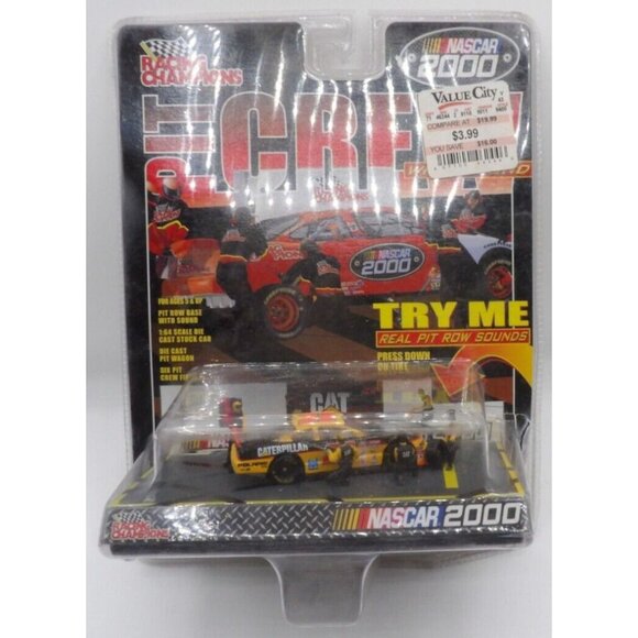 NASCAR 2000 Racing Champions Lot of 2- Ward Burton and Pit Crew & Hood Lift - Picture 2 of 12